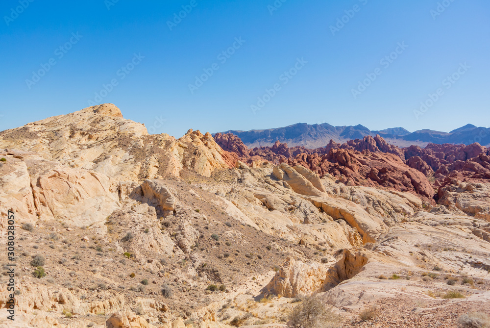 Nevada/ United states of America, USA-October 2nd 2019: valley of fire state park