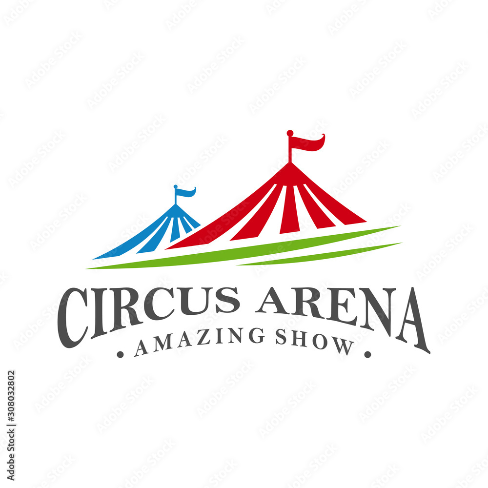Circus Icon Logo Design Vector Template, Icon Symbol, Illustration