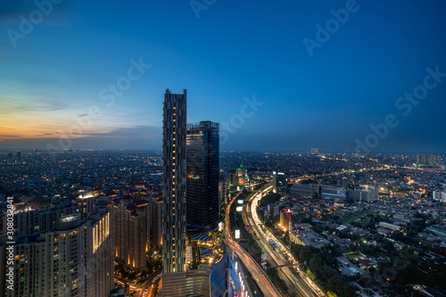 Jakarta city at night © Fanyanto