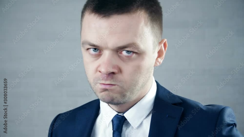 The guy shaking head. No sign. Say no The guy shaking head. No sign. Say no