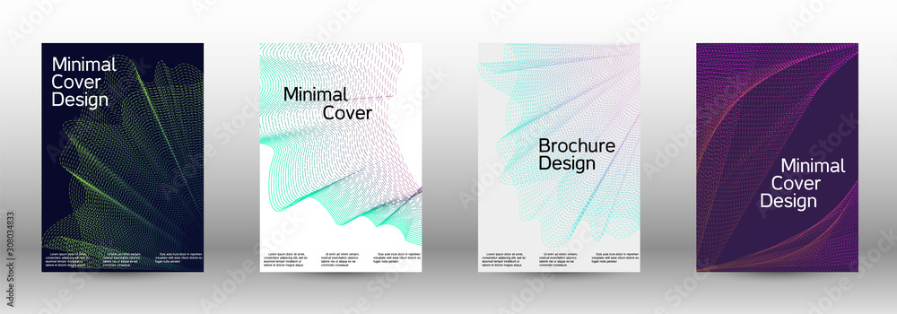 Fototapeta premium Cover design template set 