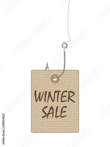 Winter sale tag