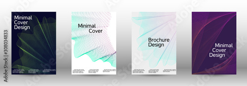 Cover design template set 