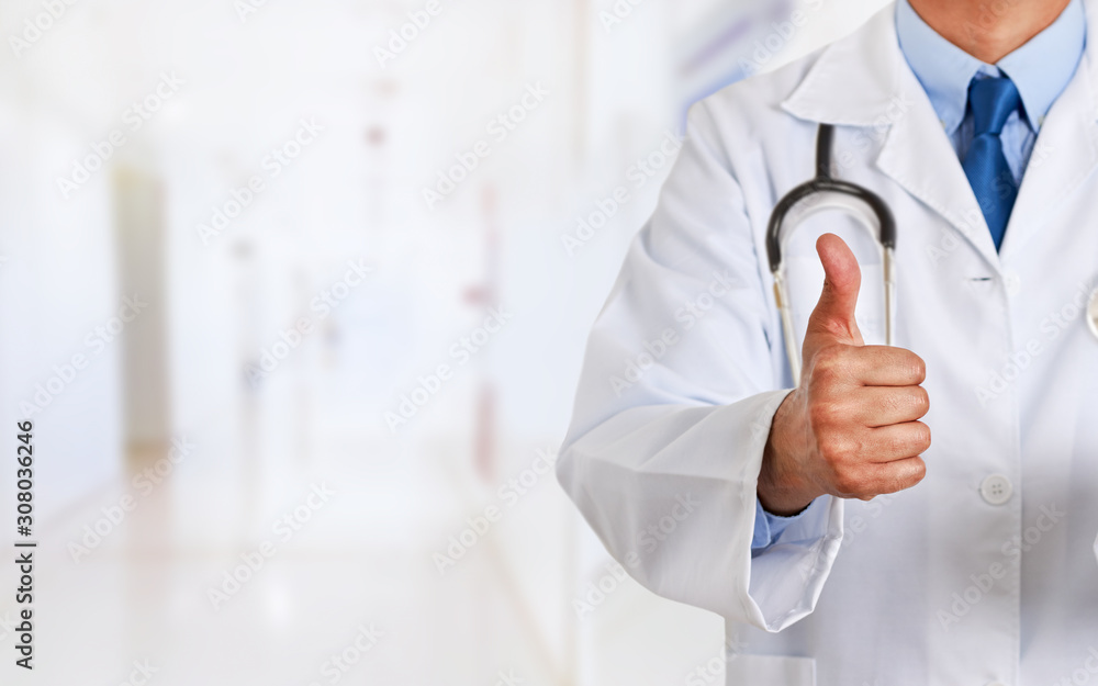 doctor hand with thumb doctor hand with thumb