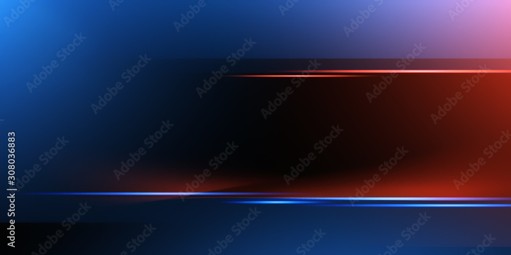 Red blue smooth background for design. Place for ad text, copy space.