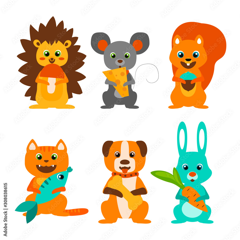 Cut animals set Cut animals set