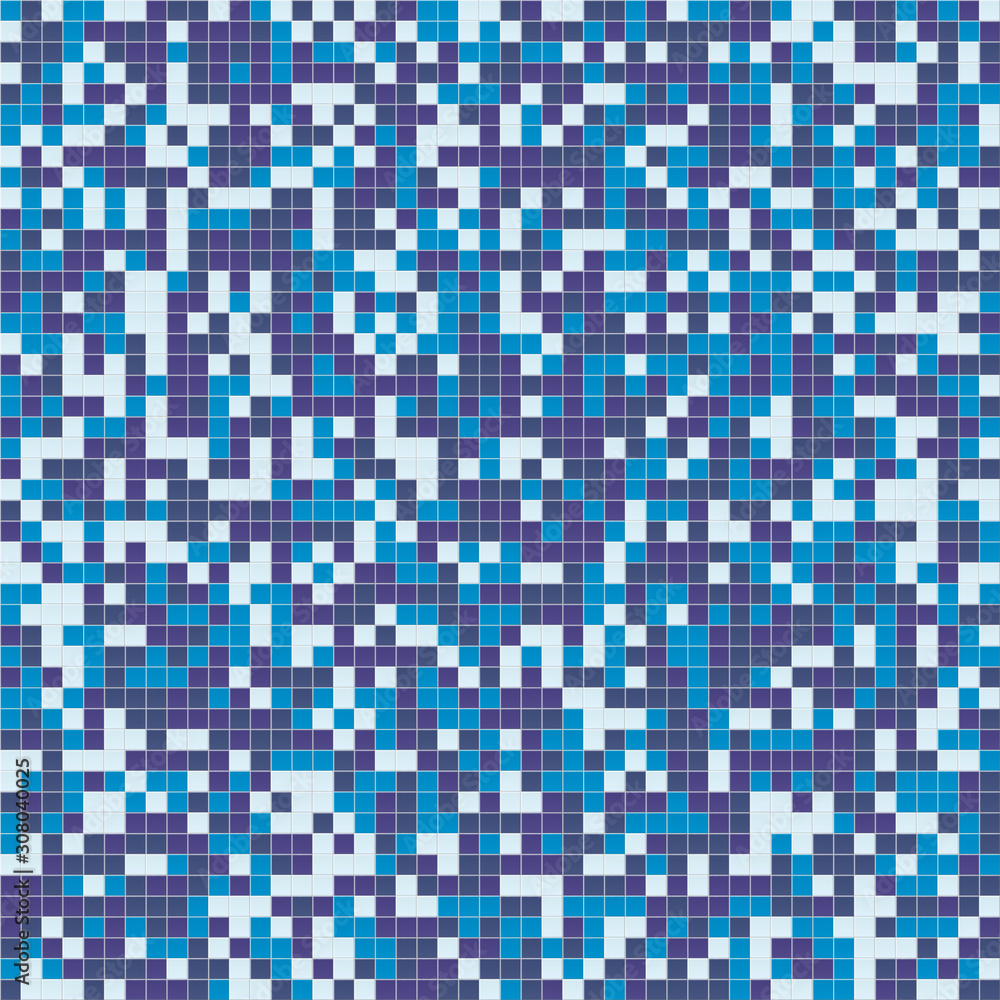 Fototapeta premium Swimming pool tiles. Abstract pattern. Vector
