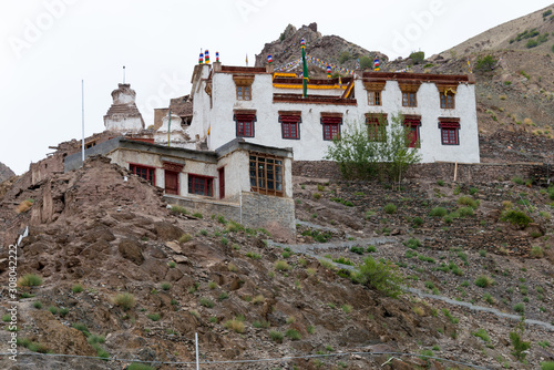 Ladakh, India - Jun 30 2019 - Sumda Chun Monastery in Leh, Ladakh, Jammu and Kashmir, India. The Monastery was originally built in 10-11th century.