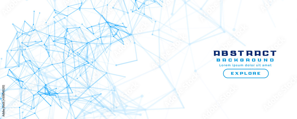 white background with abstract network mesh diagram white background with abstract network mesh diagram