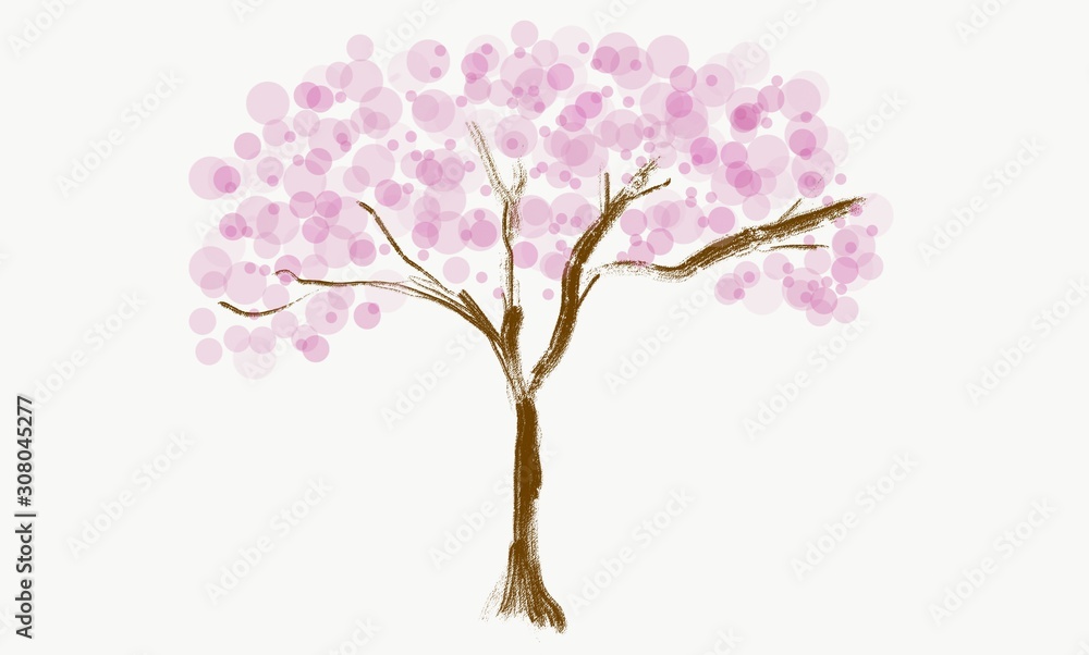 Naklejka premium 桜