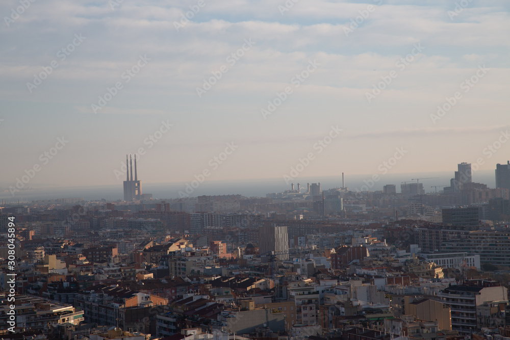 Barcelona smog