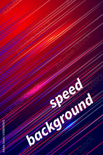 digital line motion poster