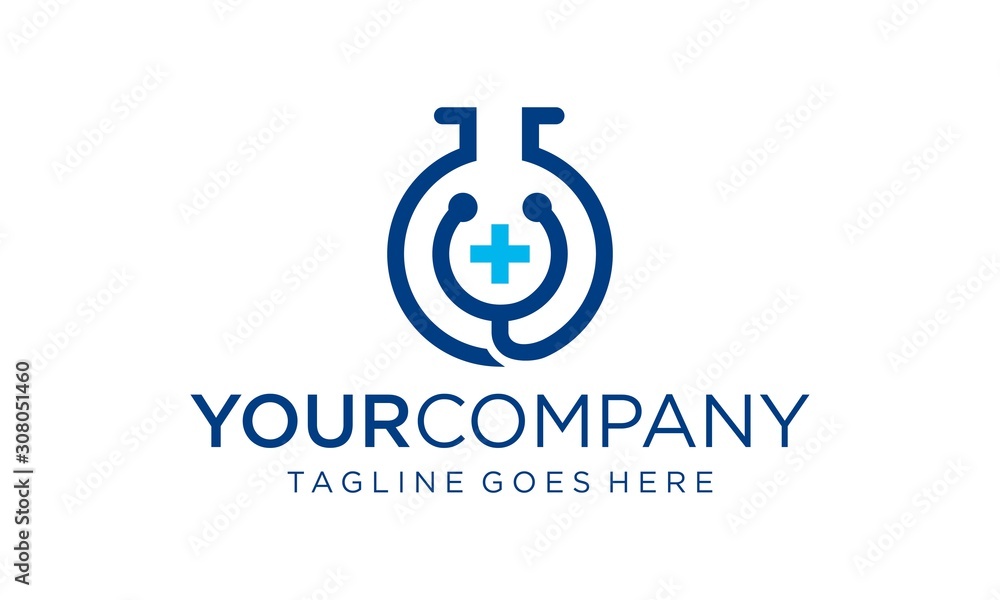 Health lab logo design concepts on white background Health lab logo design concepts on white background