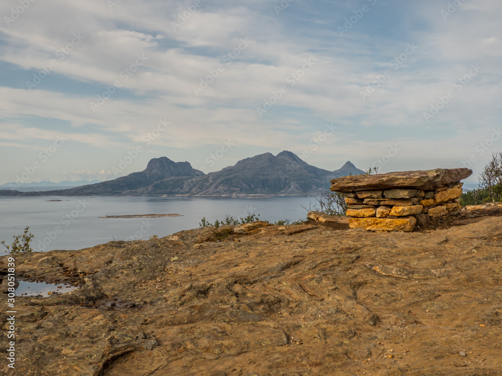 Fototapeta premium Trail in Bodo, Keiservarden, Norway