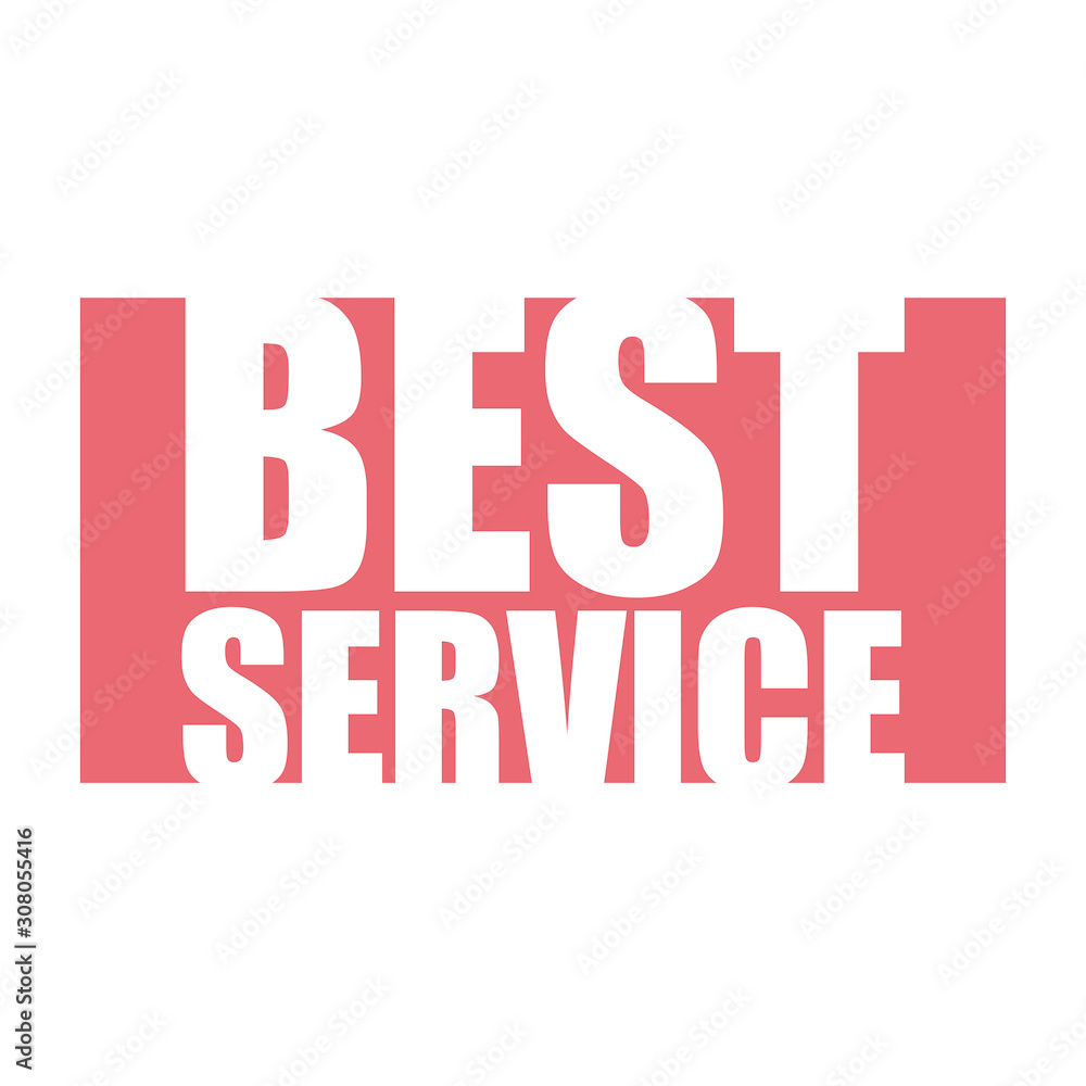 red vector banner best service red vector banner best service