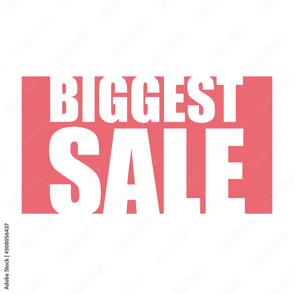 red vector banner biggest sale red vector banner biggest sale