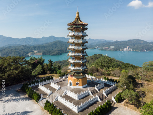 Pagoda at Sun Moon Lake