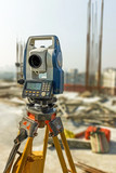 Modern surveyor equipment used in surveying and building construction