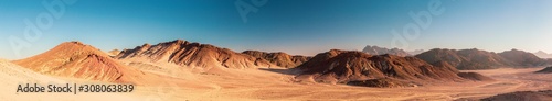 panorama of the desert of egypt