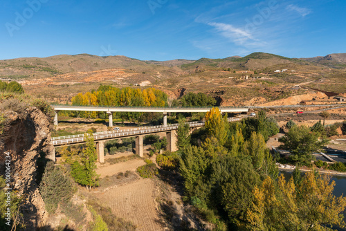 new bridge of the Andarax river near Fondon photo