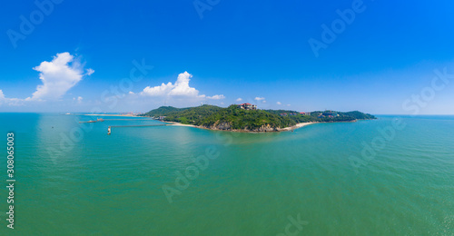 Panorama of Guantouling National Forest Park in Guangbei Hai City, China © Weiming