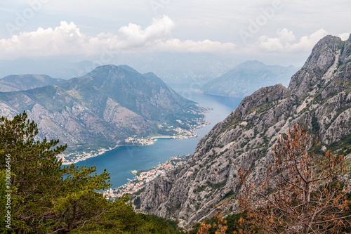mountain view Mediterranean Bay, Kotor, Montenegro
