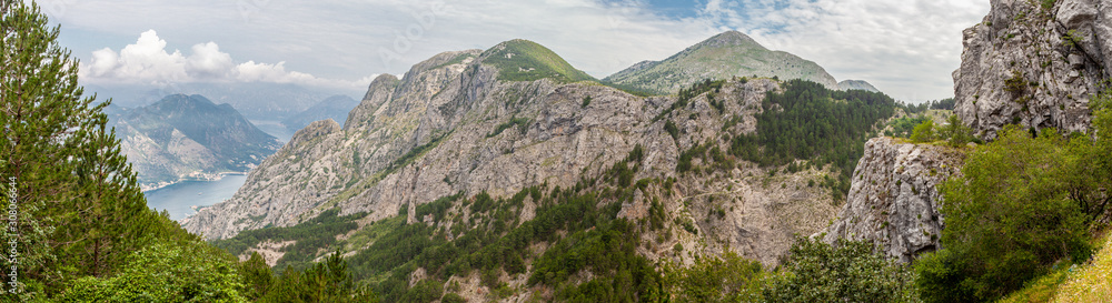 the view of the mountains, Kotor, Montenegro