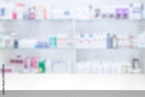 Pharmacy drugstore background concept.