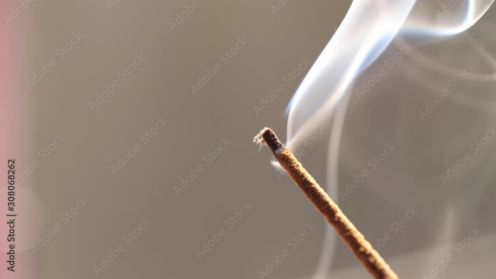Smoking Incense stick at the room Smoking Incense stick at the room