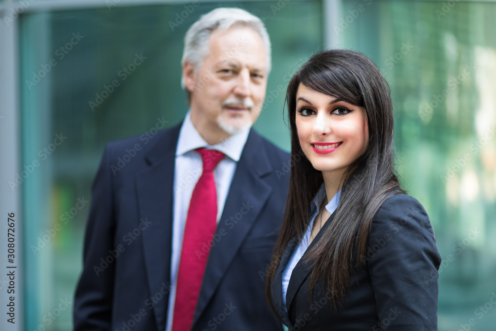 Business partners outdoor Business partners outdoor