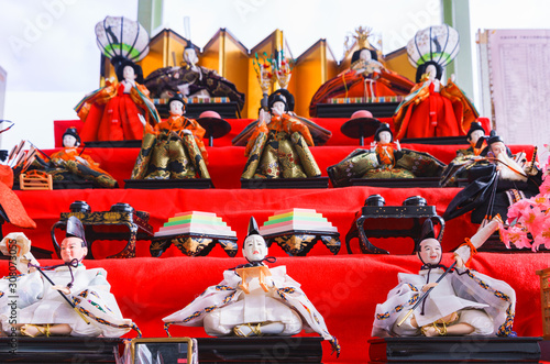 ひな人形　雛人形　桃の節句　日本文化　日本　雛祭り　ひな祭り　3月　春　風物詩　年中行事 