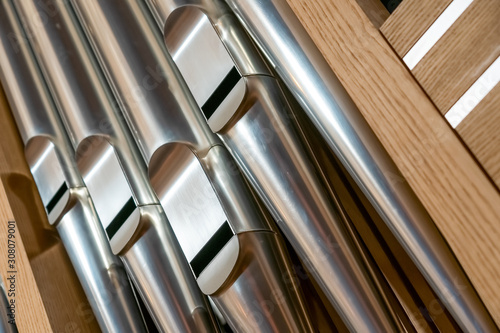 Картината върху платно Organ pipes