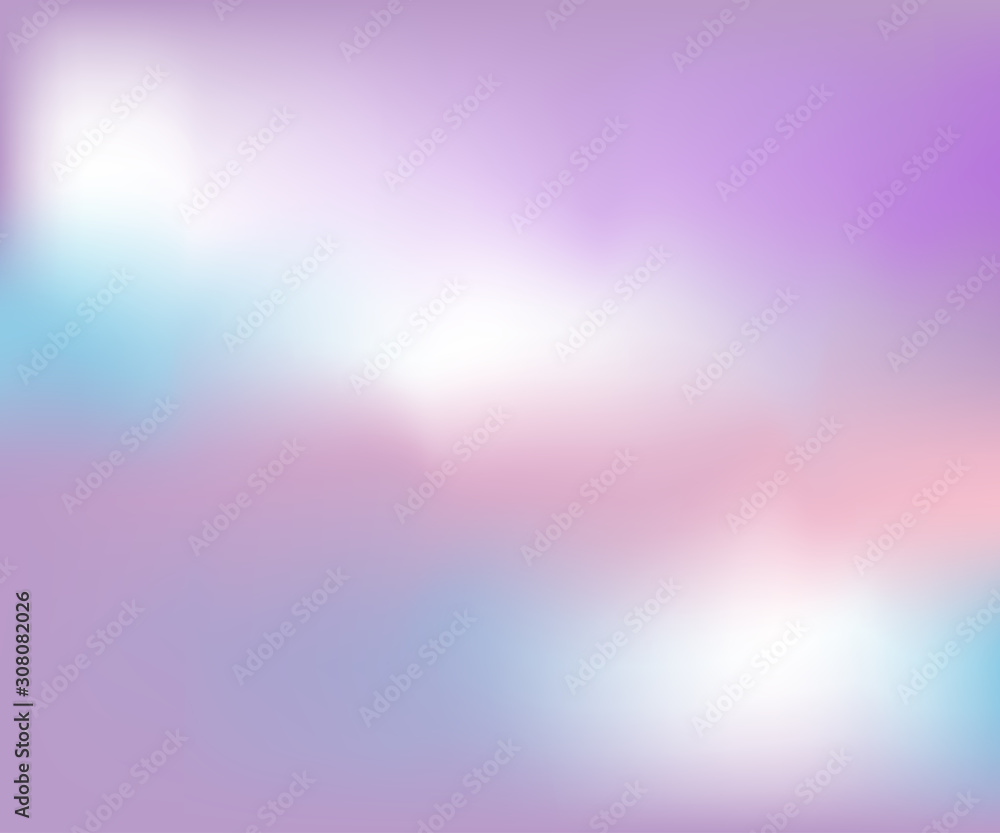 Blur iridescent abstract holographic foil background.