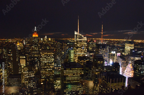 Manhattan bei Nacht