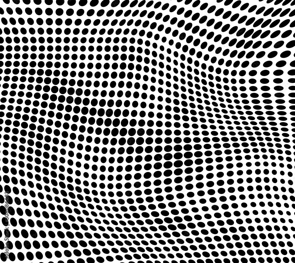 Abstract halftone texture. Vector chaotic background