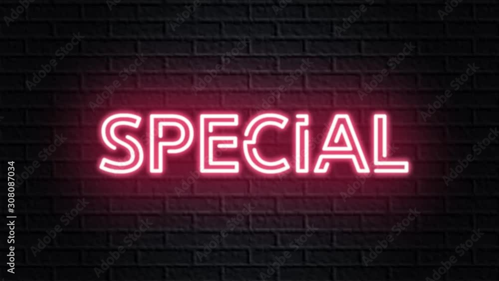 red neon video animation special red neon video animation special