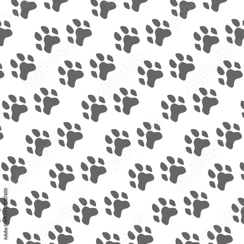 dog paw pattern for background