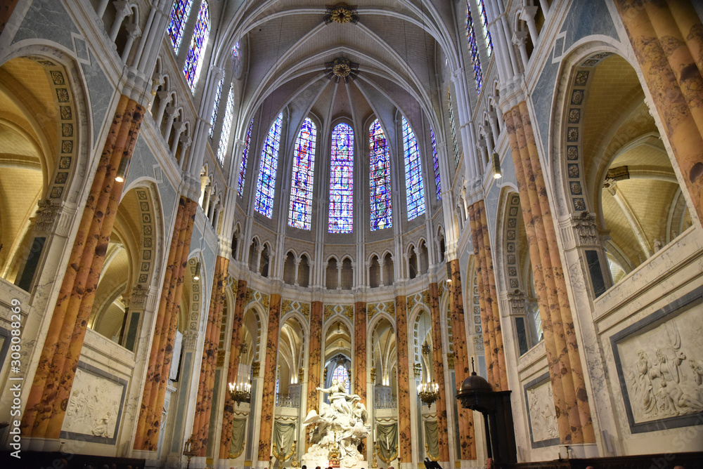 Choeur de la cathédrale de Chartres, France