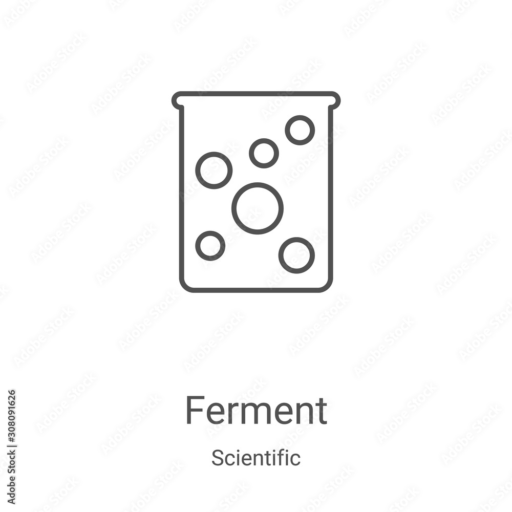 Ferment Icon Vector From Scientific Collection Thin Line Ferment Outline Icon Vector Illustration Linear Symbol For Use On Web And Mobile Apps Logo Print Media Stock ベクター Adobe Stock Ferment Icon Vector From Scientific Collection Thin Line Ferment Outline Icon Vector Illustration Linear Symbol For Use On Web And Mobile Apps Logo Print Media Stock ベクター Adobe Stock
