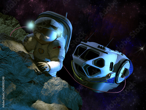 Fototapeta Naklejka Na Ścianę i Meble -  capture d'astéroïde