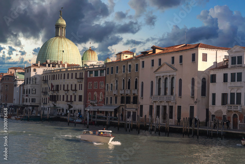 Water channels in the city of Venice