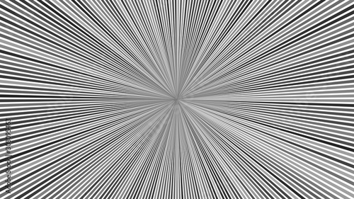 Grey psychedelic abstract striped star burst background design - vector blast illustration