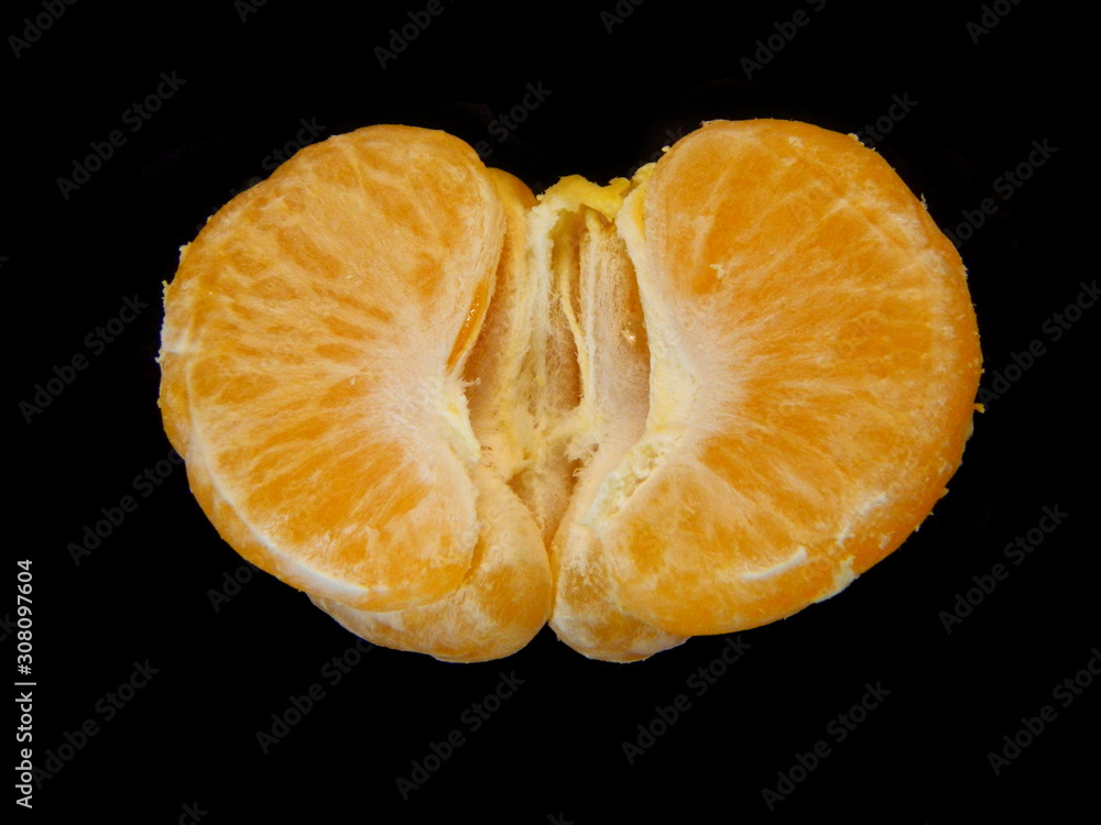 mandarin isolated on white background mandarin isolated on white background