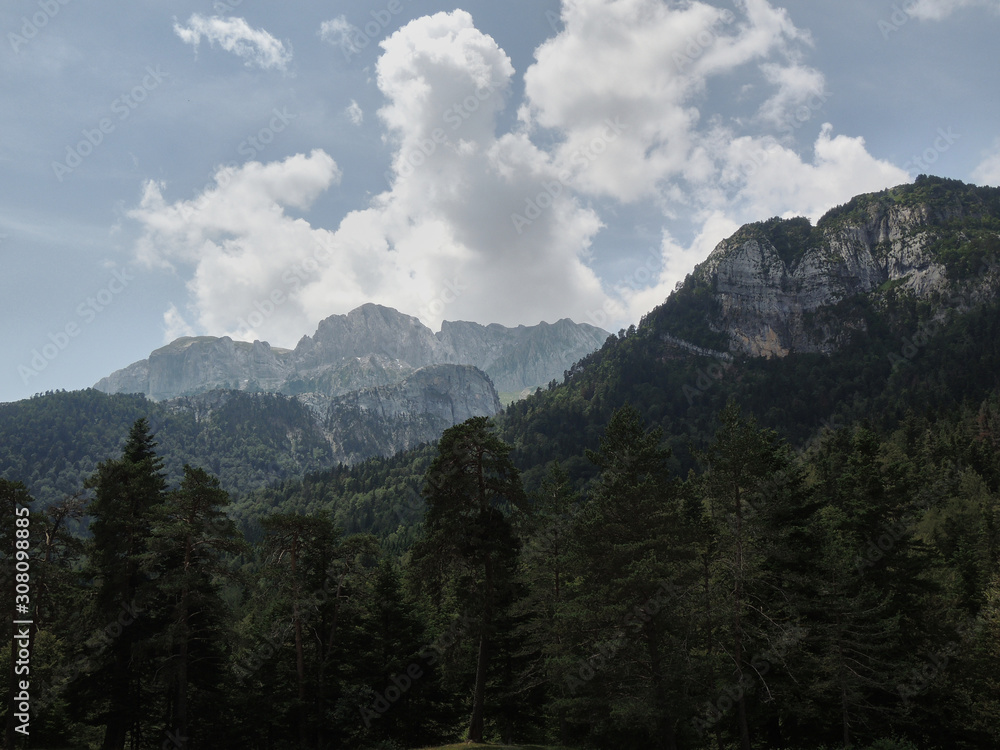 Zuriza Valley in the Aragonese Pyrenees. Huesca Spain