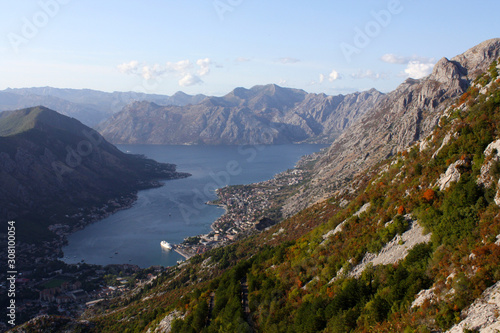 A View of Kotor Bay in Montenegro