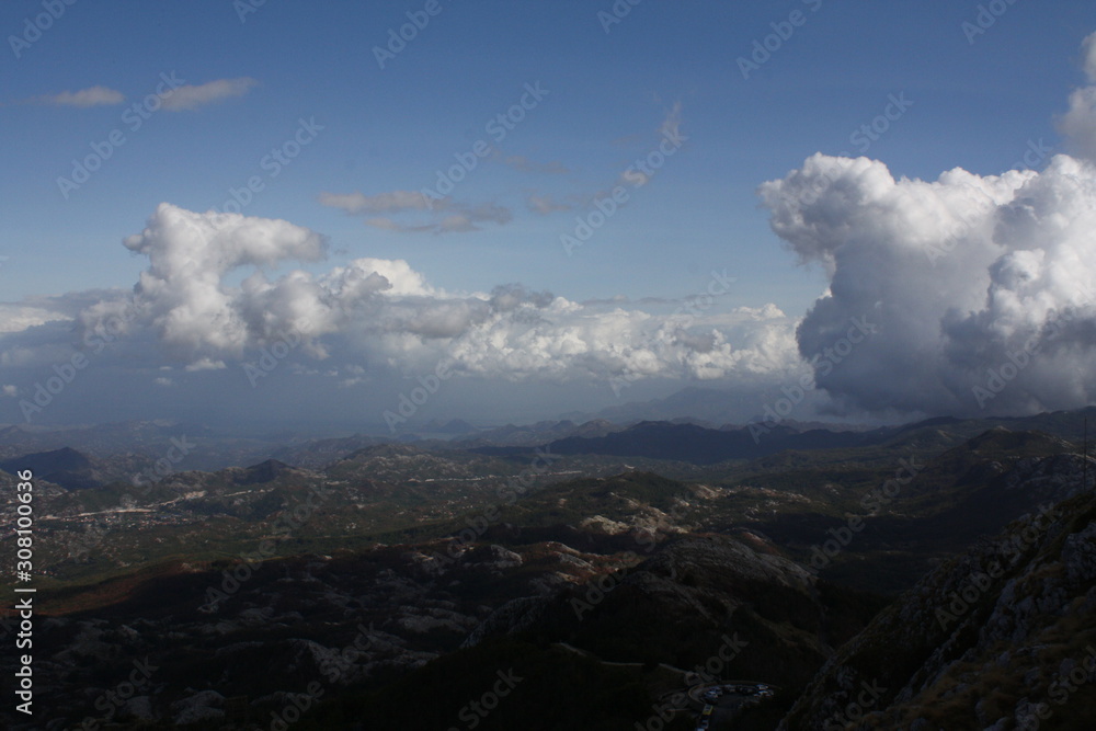 A View from Mount Lovcen in Montenegro