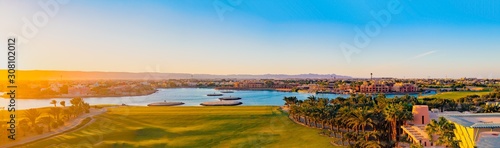 Panorama of El Gouna Red Sea Agypt