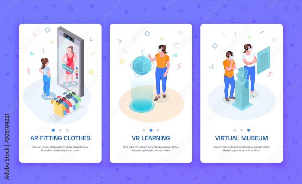 Virtual Augmented Reality Banners Virtual Augmented Reality Banners