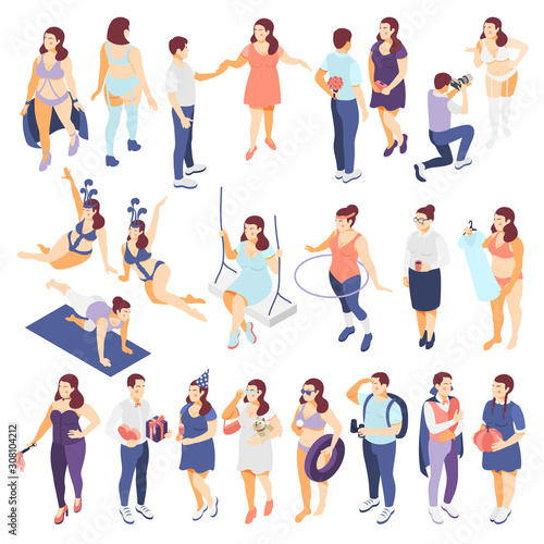 Large Size People Icons Set 