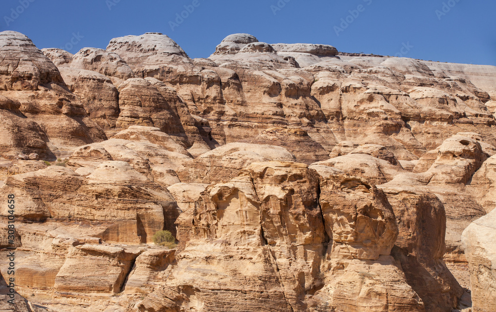 Mountains around Petra valley. Jordan, Petra Mountains around Petra valley. Jordan, Petra